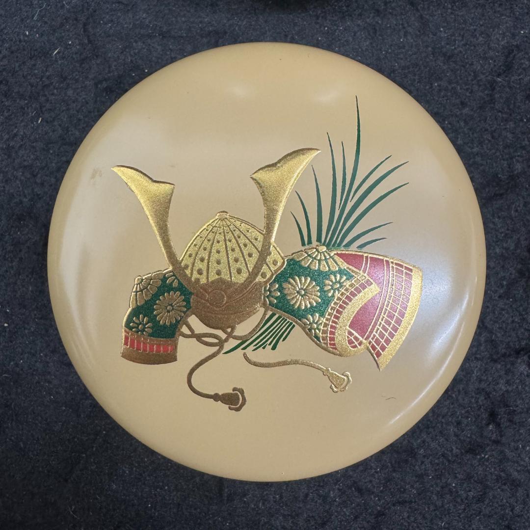 茶道具 中谷秀斉　二節句棗 共箱二重箱 共布　美品