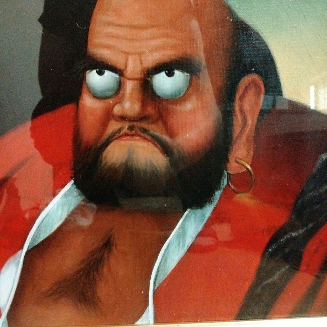 達磨大師　馬堀遠州　油彩