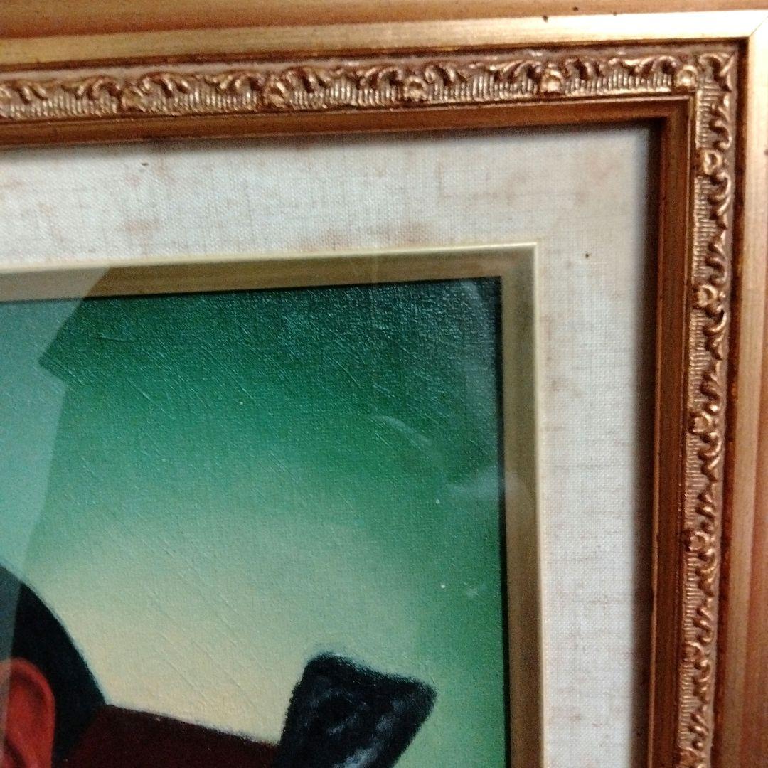 達磨大師　馬堀遠州　油彩