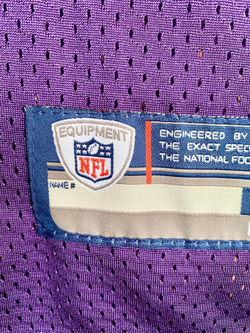 NFL MINバイキングス ブレットファーヴ autoオーセンティックジャージー