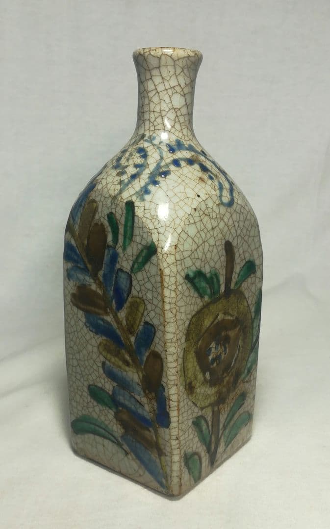 砥部焼　鞆徳利　青磁　保命酒徳利　酒器