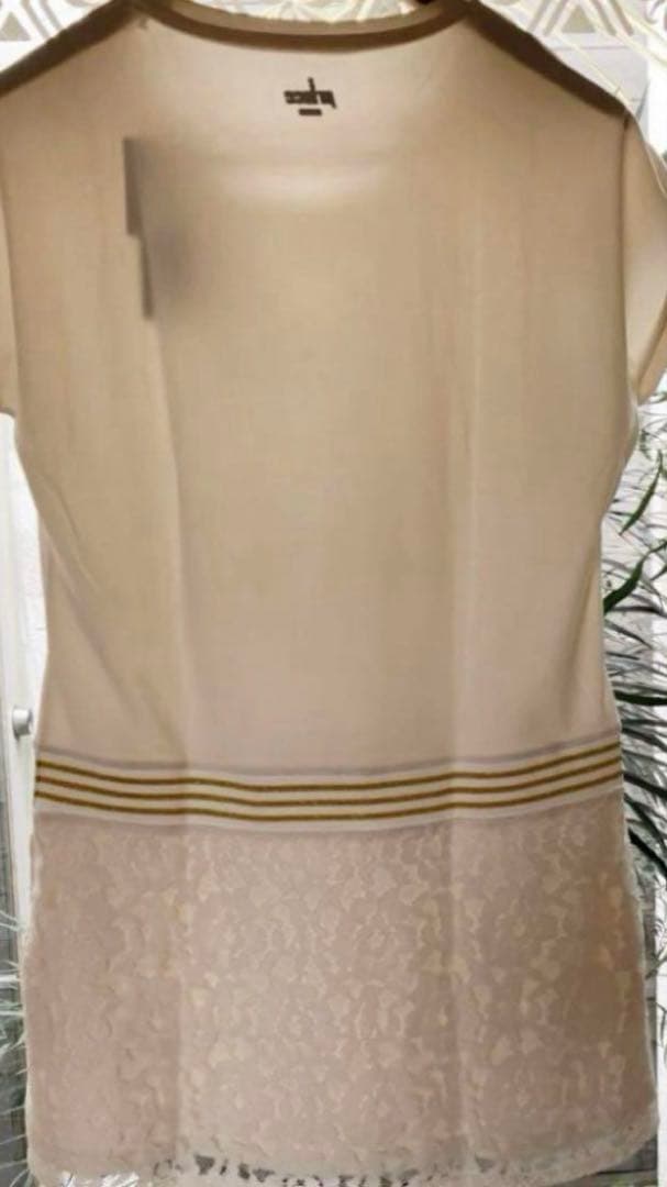 No.486 Prince 総レースの上質ワンピース☆オフホワイト☆