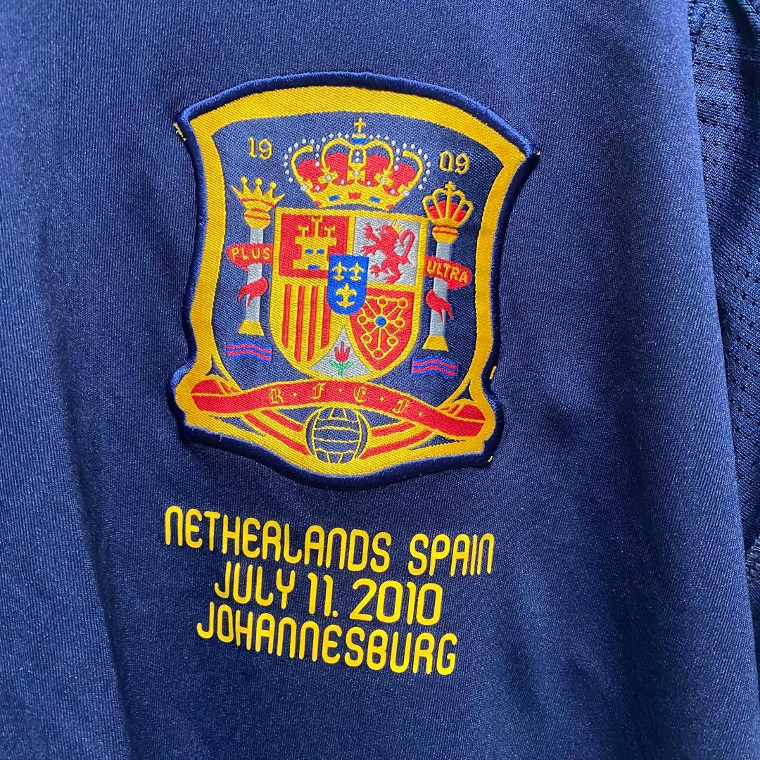 美品　南アフリカワールドカップ スペイン代表 ユニフォーム　決勝モデル　アウェイ