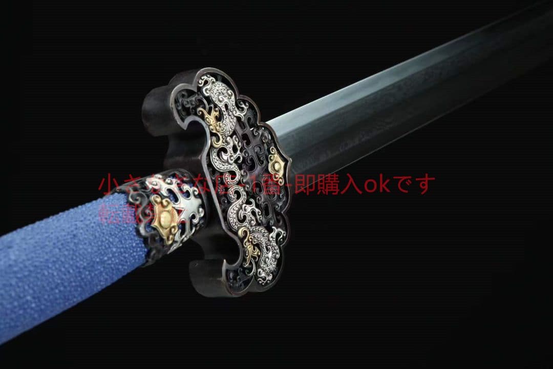 三色銅「純鈞剣」古兵器 武具　刀装具　日本刀　模造刀 居合刀