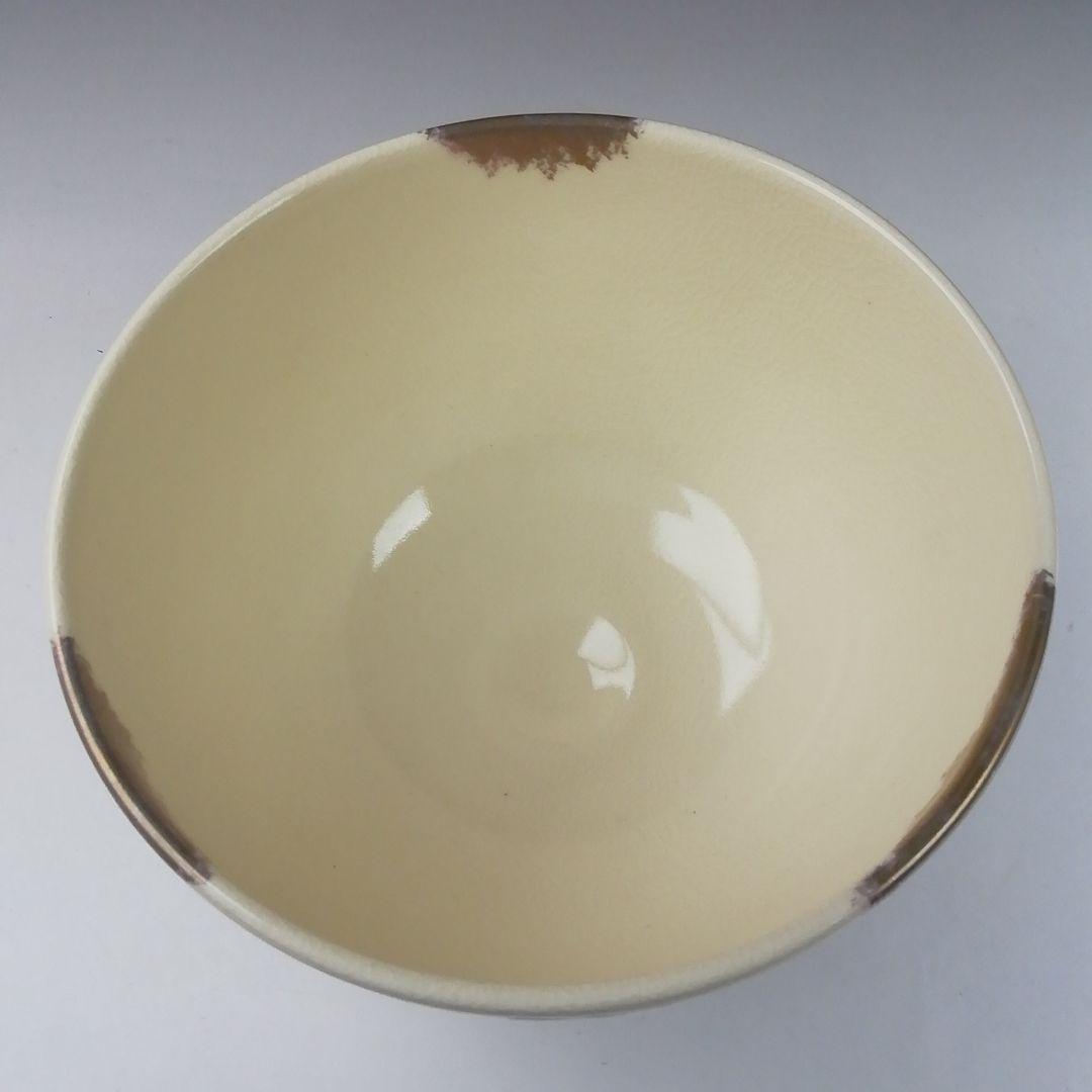 Ｔ３９９　茶碗　『四季草花』『平安　雲楽 造』　共箱　抹茶碗　茶道具