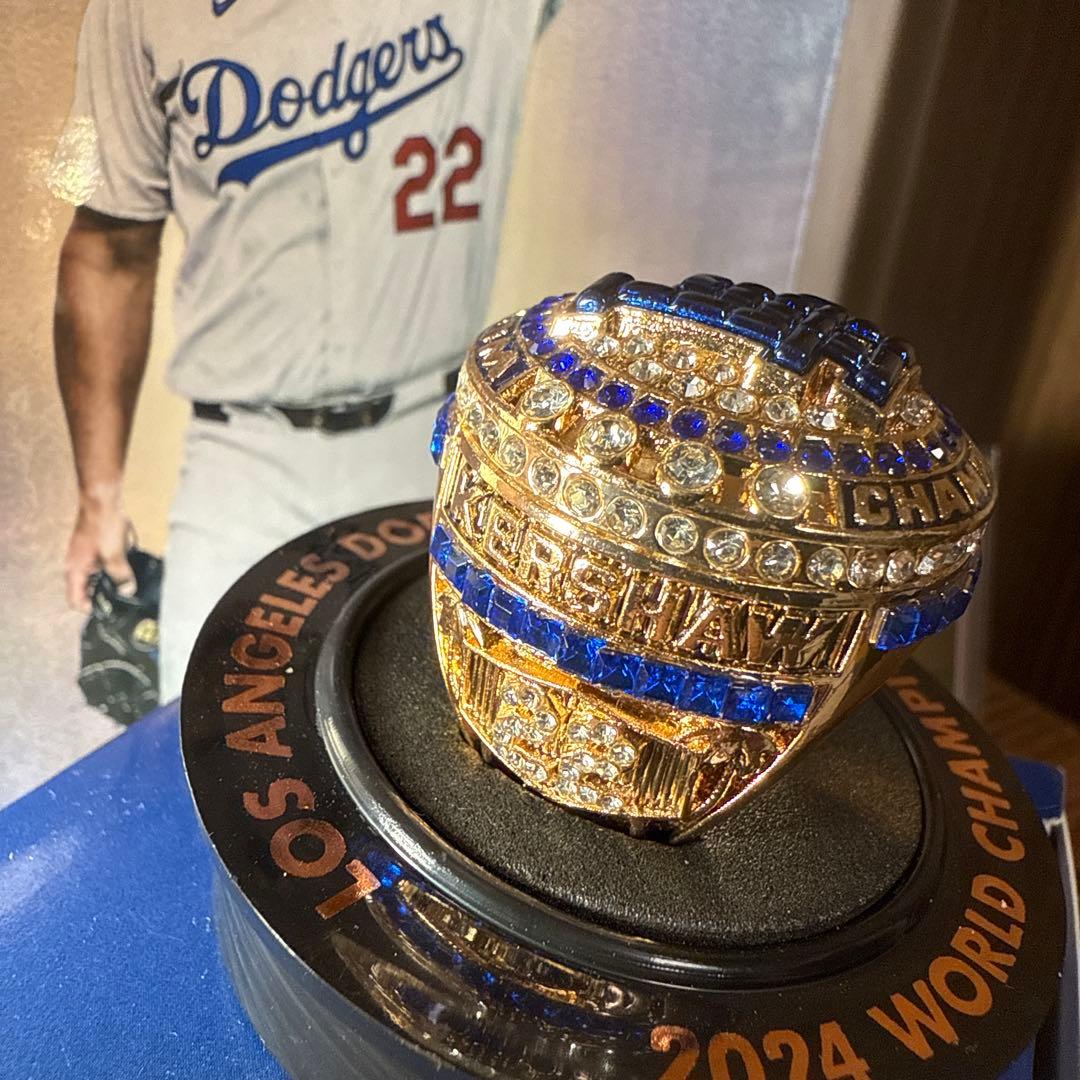 CLAYTON KERSHAW 3000奪三振記念ボブルヘッド　リング豪華セット