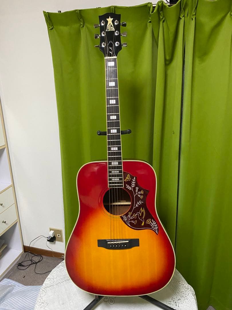 A*)様 新春特価Greco ハミングバードエレアコ　音出し良好　アコギもOK！