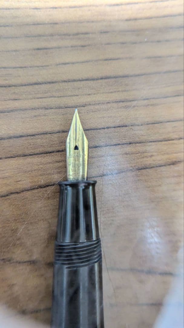 現状品◆パイロット 古いレバーフィラー式万年筆 14Kペン先 サイズ3