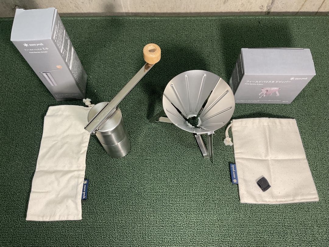 極美品 フィールドバリスタ ミル ＆ ドリッパー スノーピーク