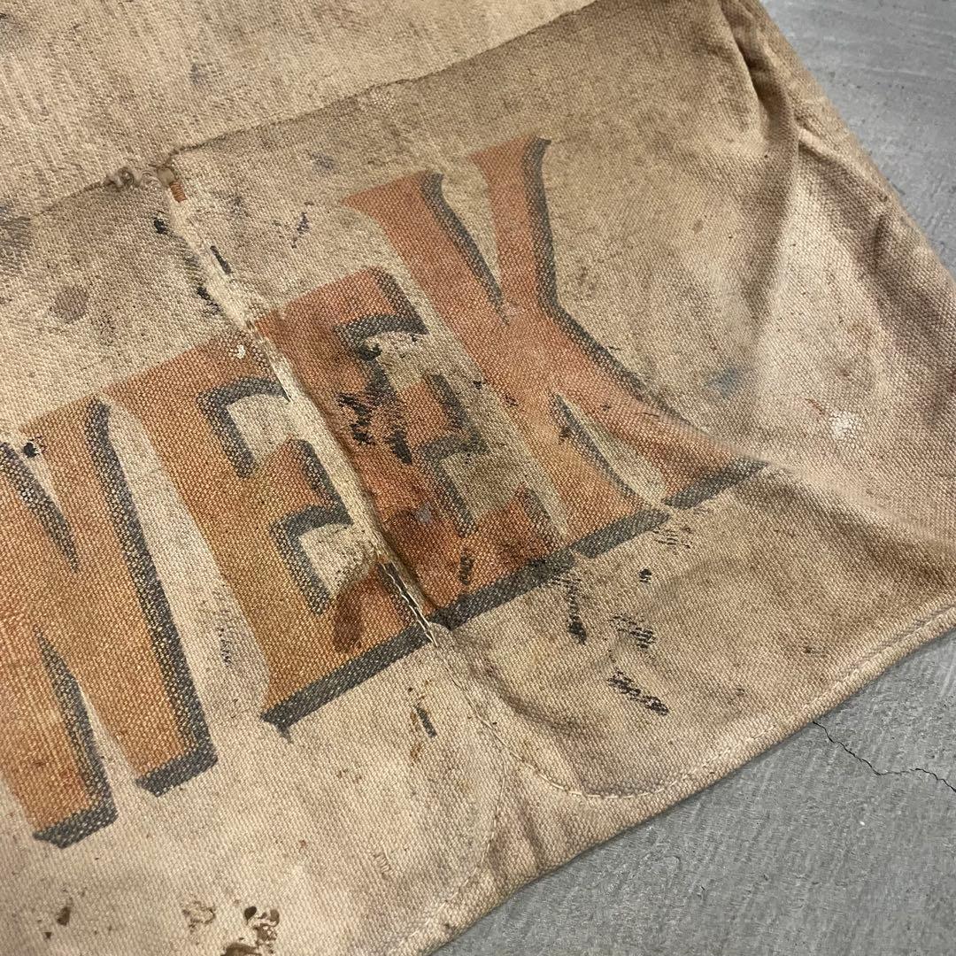 40s ニュースペーパー　ワークエプロン　ビンテージ　apron vintage