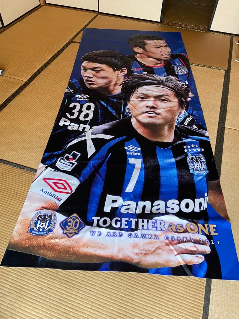 ガンバ大阪　特大バナー　暖簾のような物です