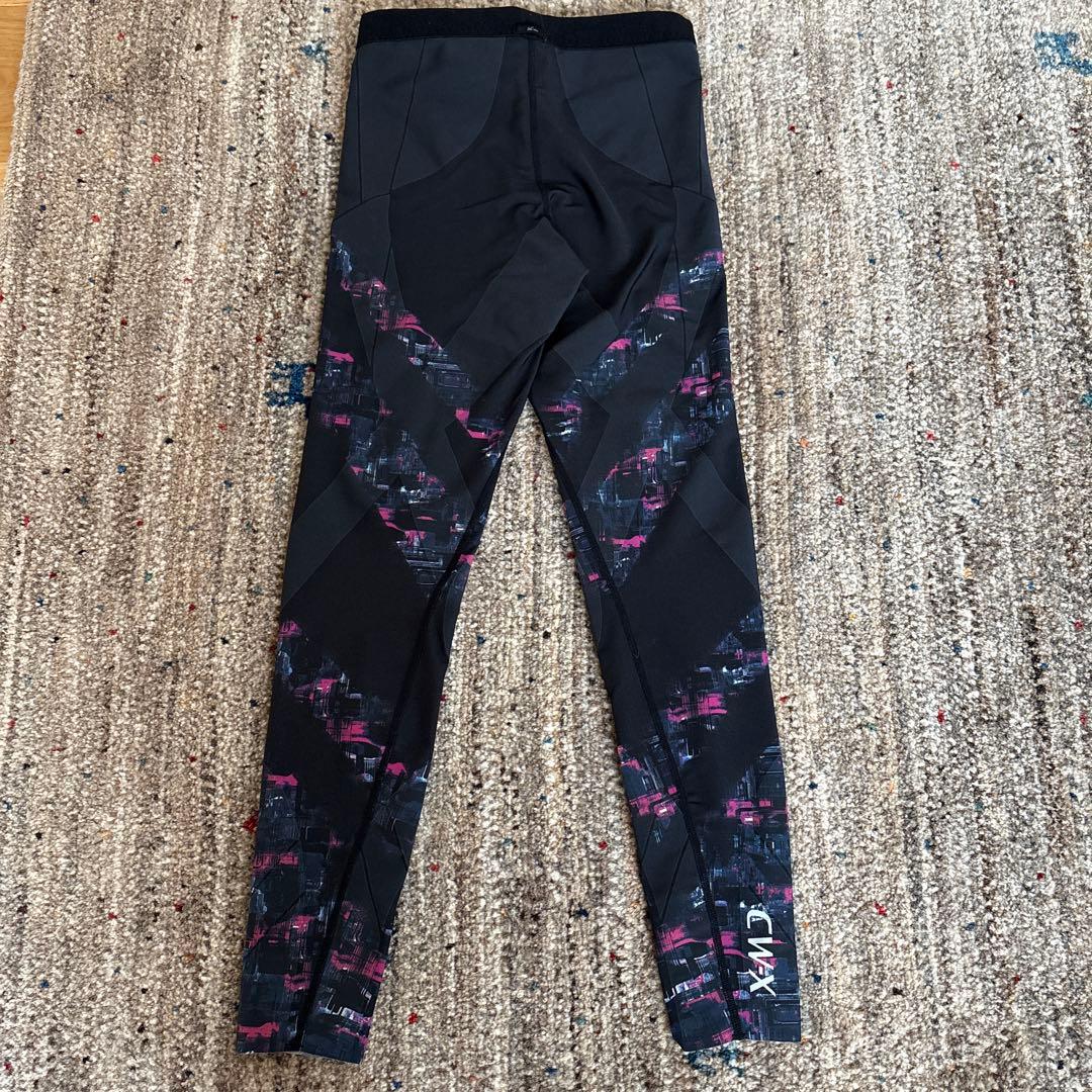 CW-X トレーニングタイツ Sサイズ 黒/ピンク