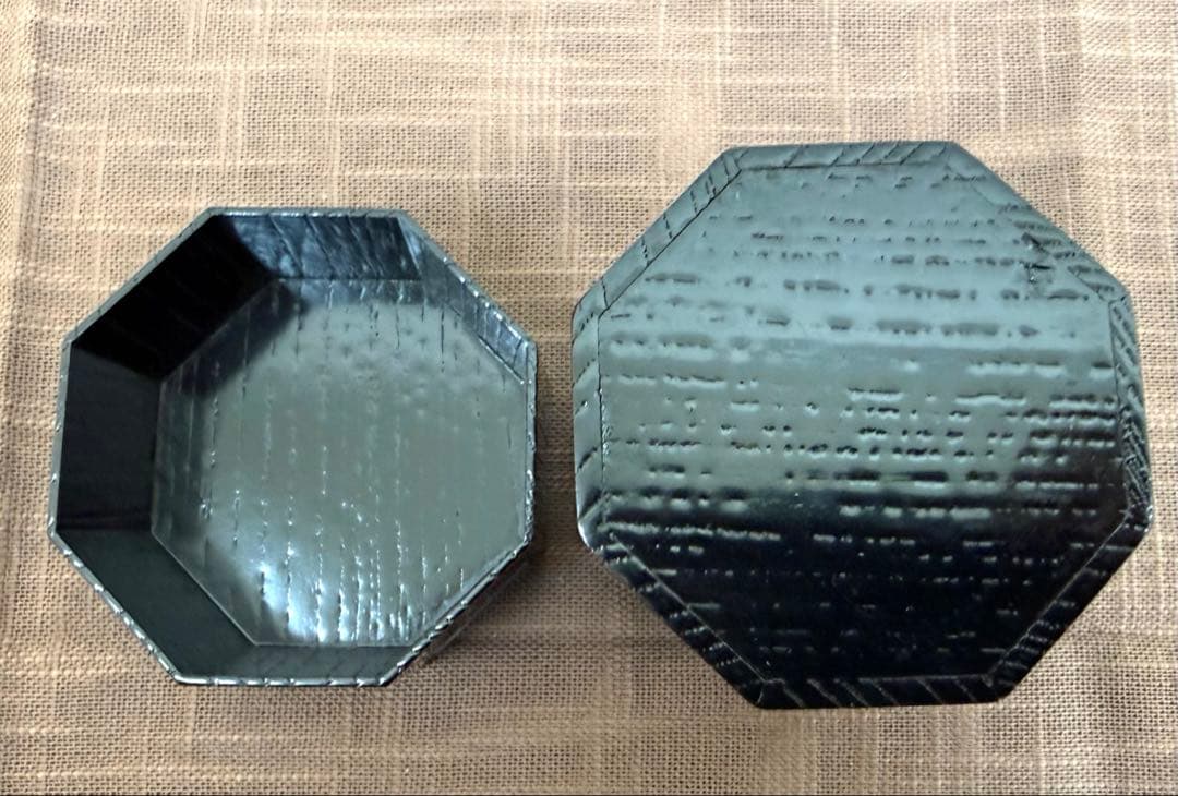 高橋峯房　八角棗　共箱　青貝　八卦文　　 美品　茶道具　茶入