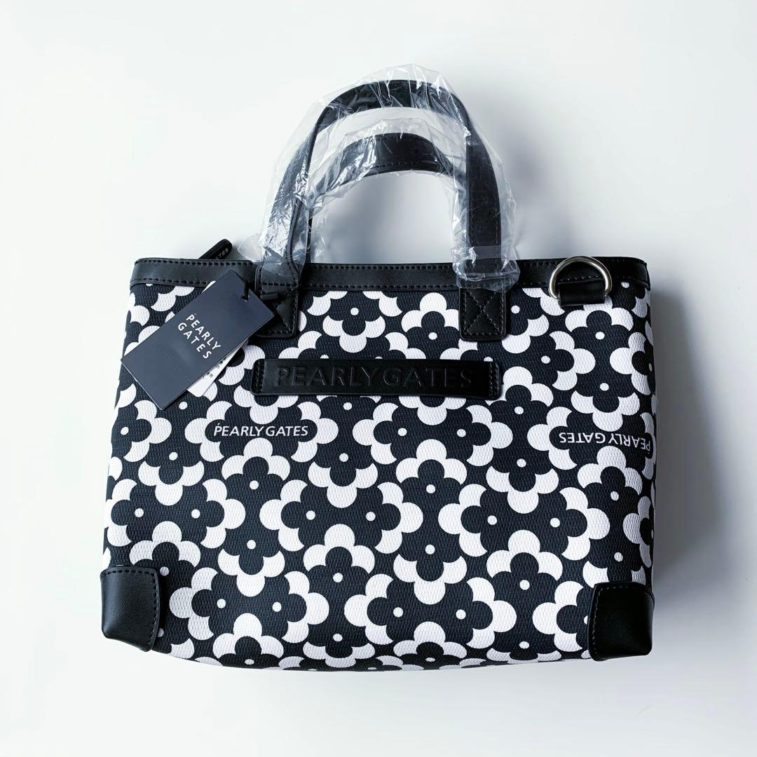 パーリーゲイツ PEARLY GATES カートバッグ フラワー ジオメトリック