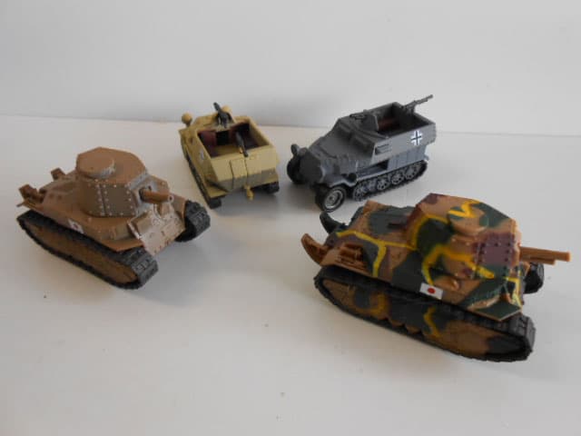 ♯Kri21Ij　カプセルQ ワールドタンクデフォルメ2WW2名戦車編全10種