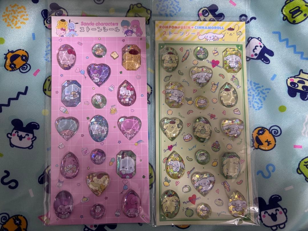 ハローキティ・マイメロディ・クロミ シール7シートセット　正規品