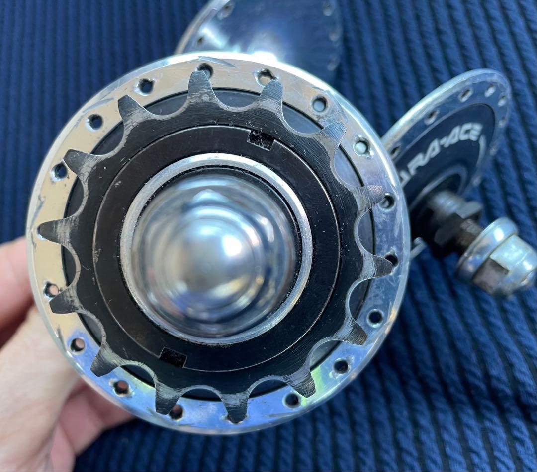 NJS SHIMANO DURAACE ハブ　36H 120mm競輪　ピスト