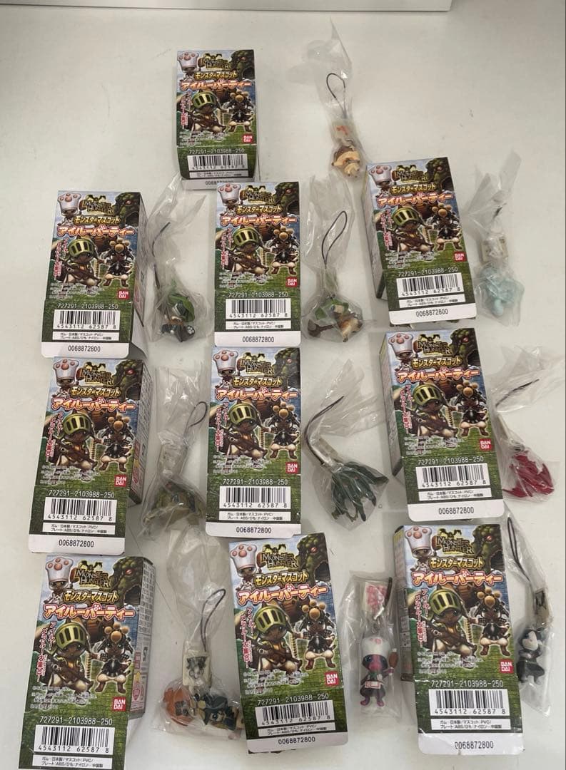 モンスターハンター モンスターマスコット アイルーパーティー まとめ売り セット