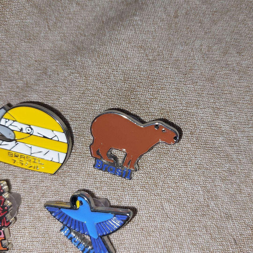 【プロフご一読】ゆき専用 ブラジル館 ピン \"2セット\" 非売品 大阪関西万博