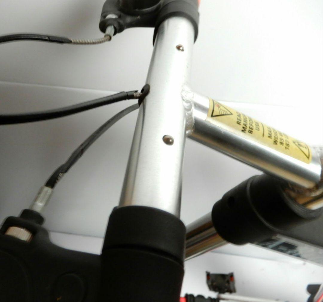 折り畳み式自転車 A-RideX レッドカラー