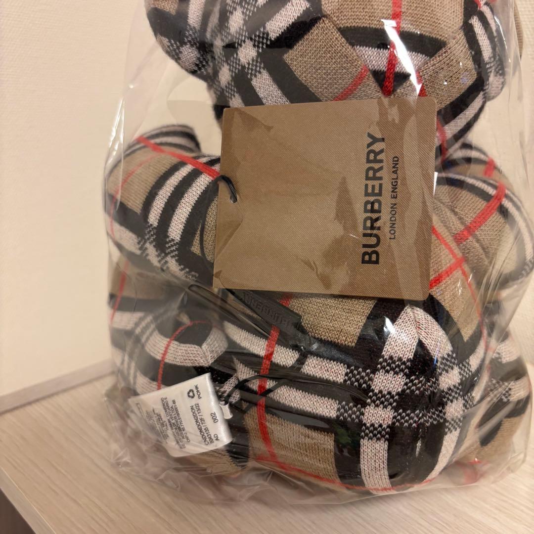 BURBERRY テディベア ベア くま ぬいぐるみ ノバチェック