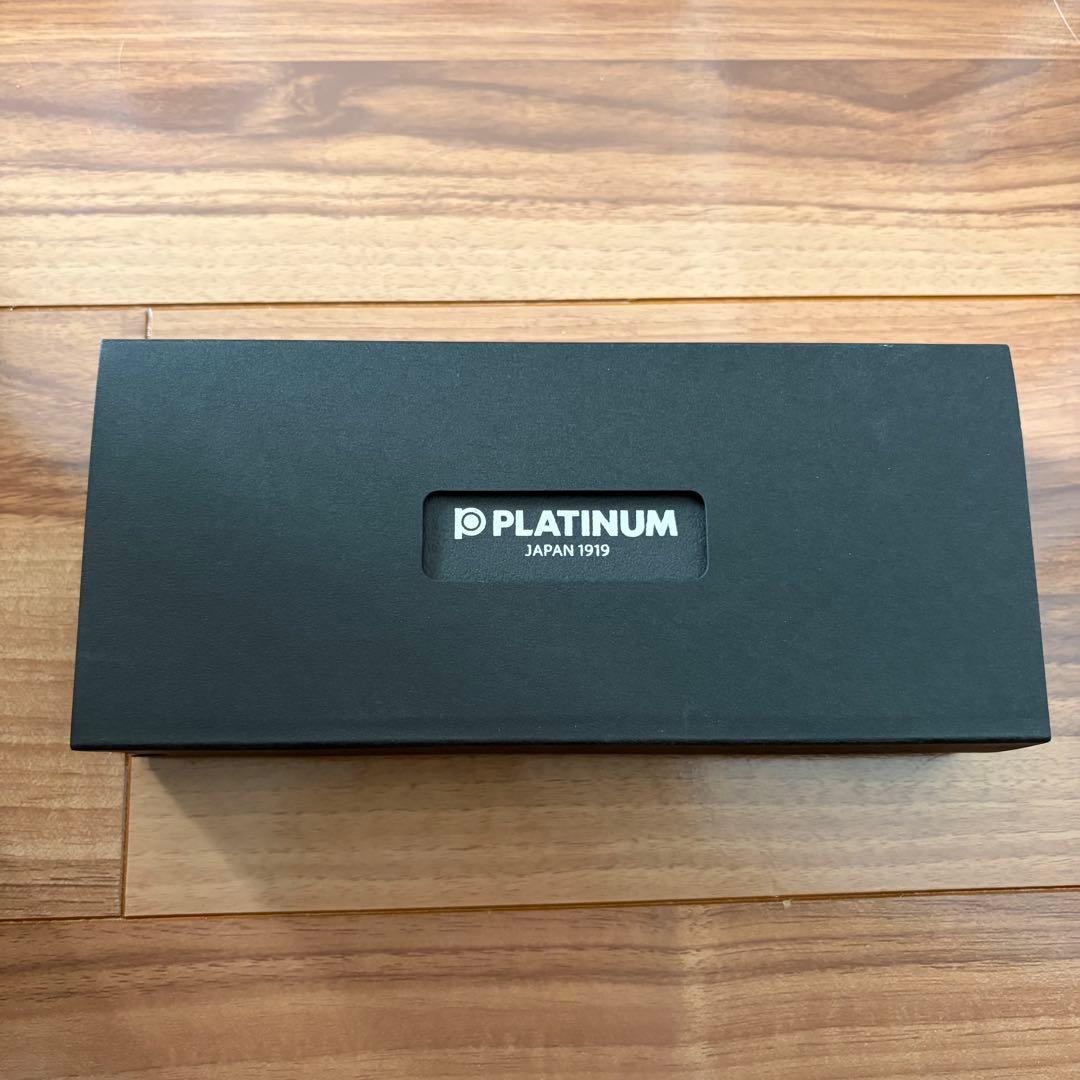 美品 プラチナ万年筆 ダブル３アクション シルバー925 アミジマ