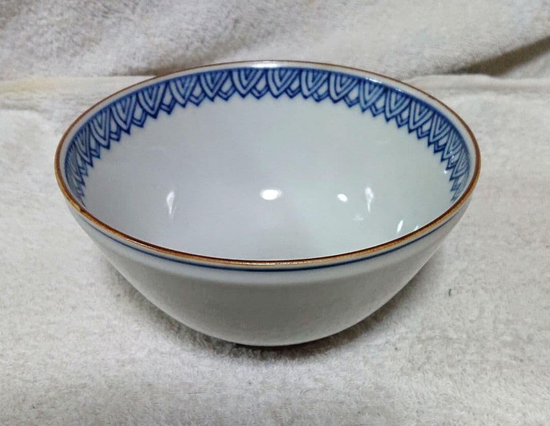 河本礫亭作馬の絵柄 抹茶茶碗 木製箱付きA452