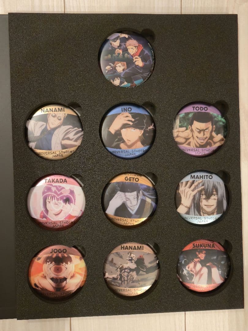 USJ 呪術廻戦　2022 缶バッジ　コンプリートボックス