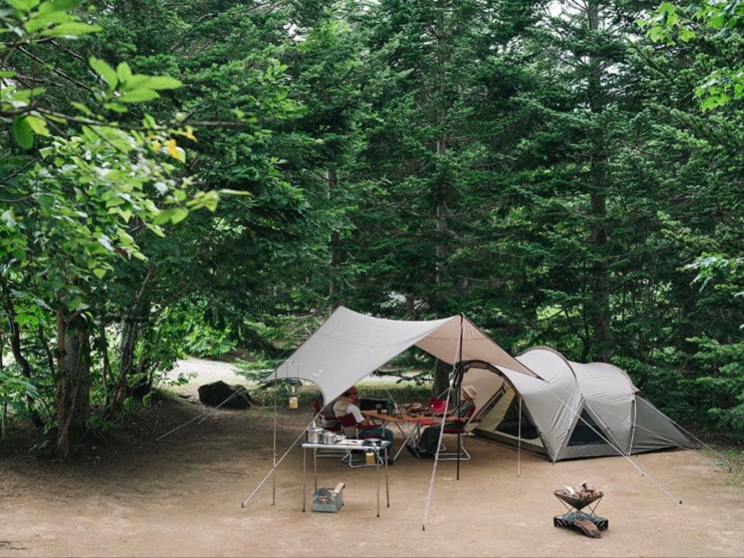 最安★美品【 peak】ランドネストM テントタープ シートマットセット