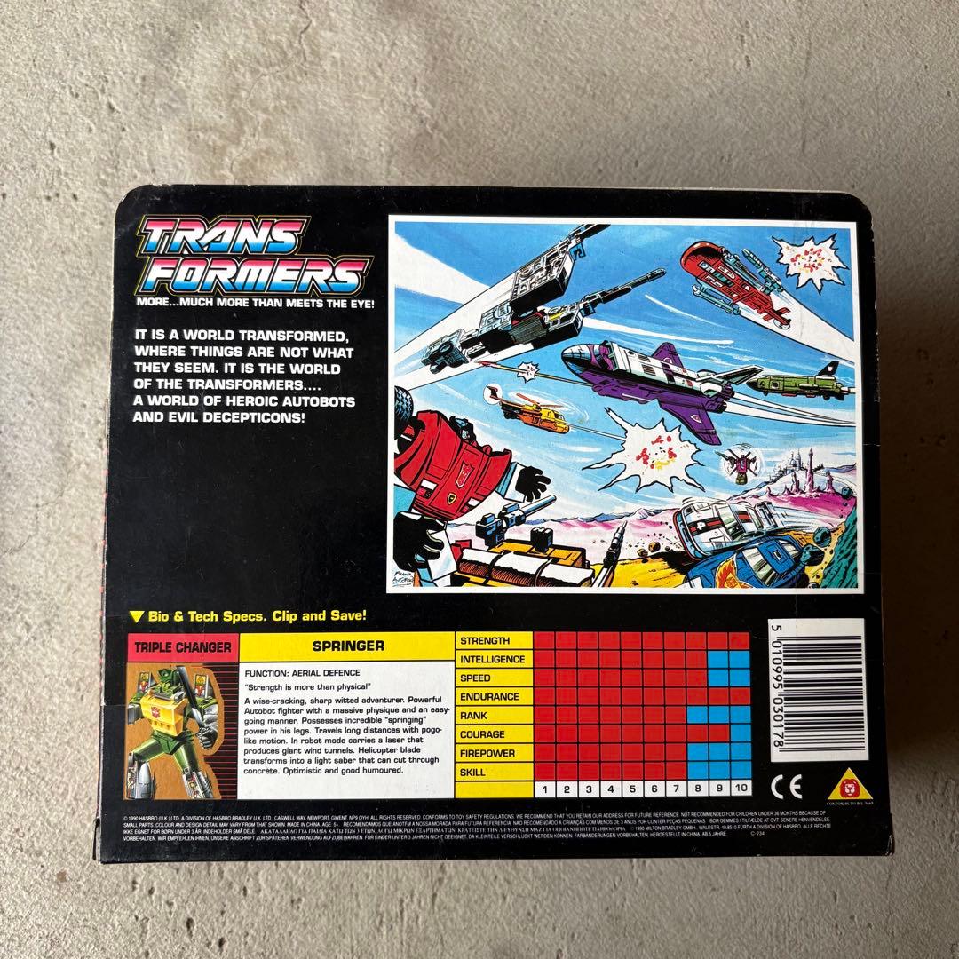 レア TRANSFORMERS CLASSIC SPRINGER G1 箱付き
