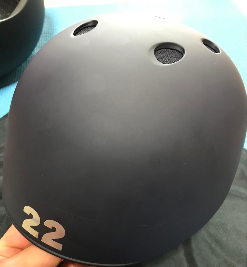 ミズノ　Mサイズオーダーキャッチャー用硬式ヘルメット　艶消しネイビー