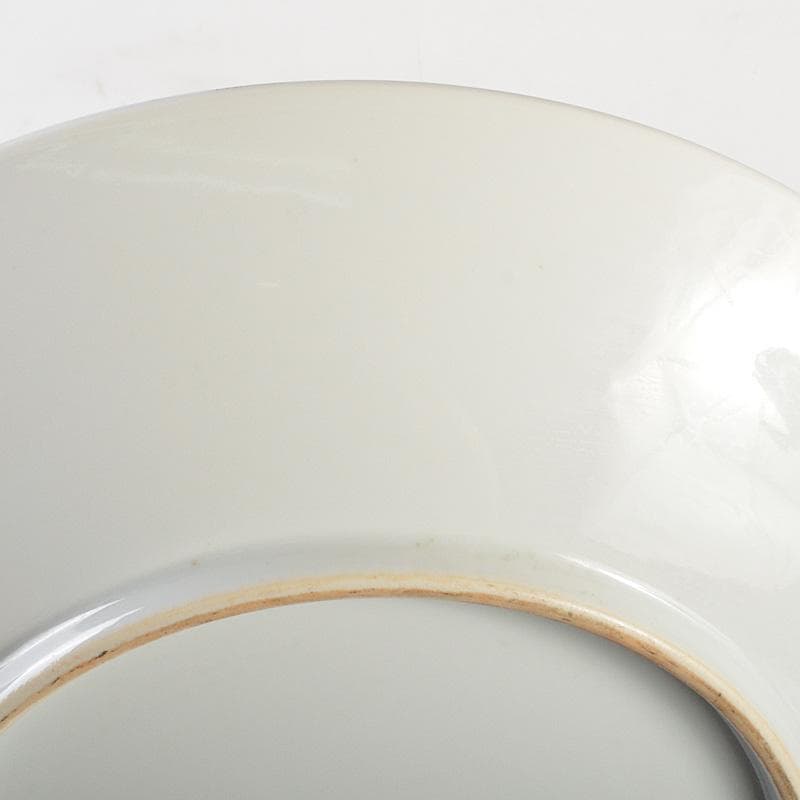 九谷焼　色絵金彩　人物魚文　大皿　飾皿　直径約36㎝　在銘　V　5780C