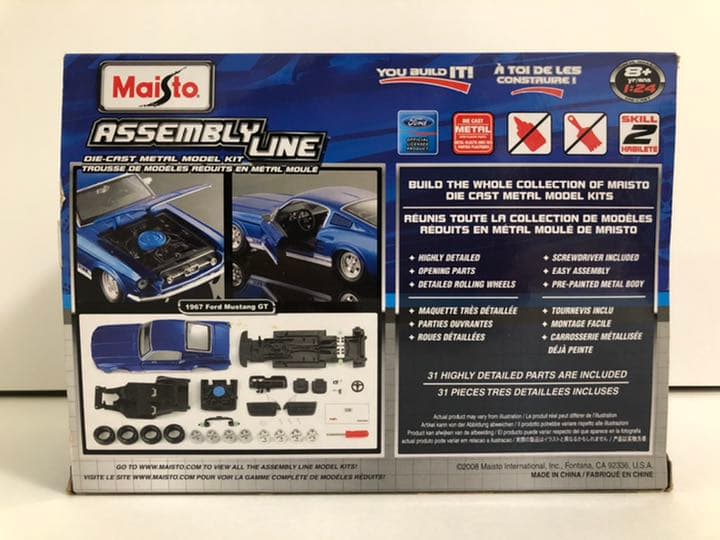 【未組立】希少 maisto マイスト 1/24フォードマスタングGT