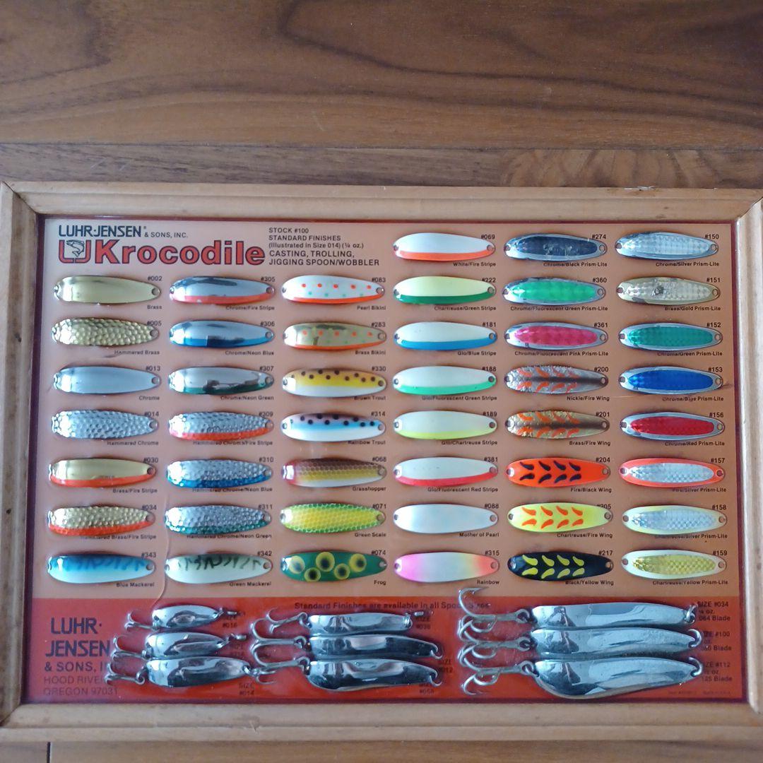 ルアークロコダイルディスプレー額