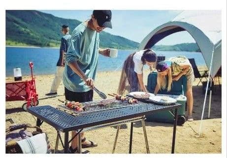 Coleman 折りたたみアウトドアテーブル 黒 収納バッグ付き