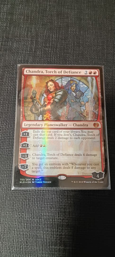 SDCC 2018 反逆の先導者、チャンドラ foil