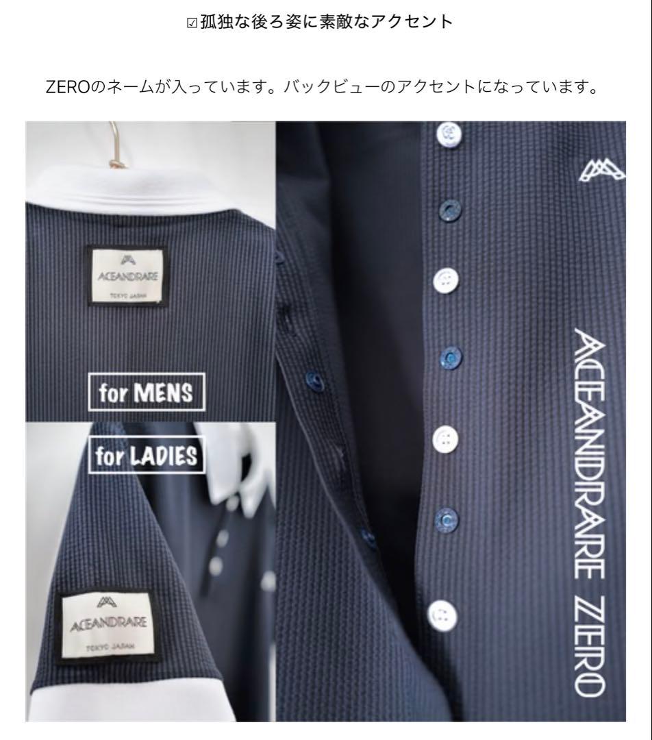 エースアンドレア　ポロシャツ　ネイビー