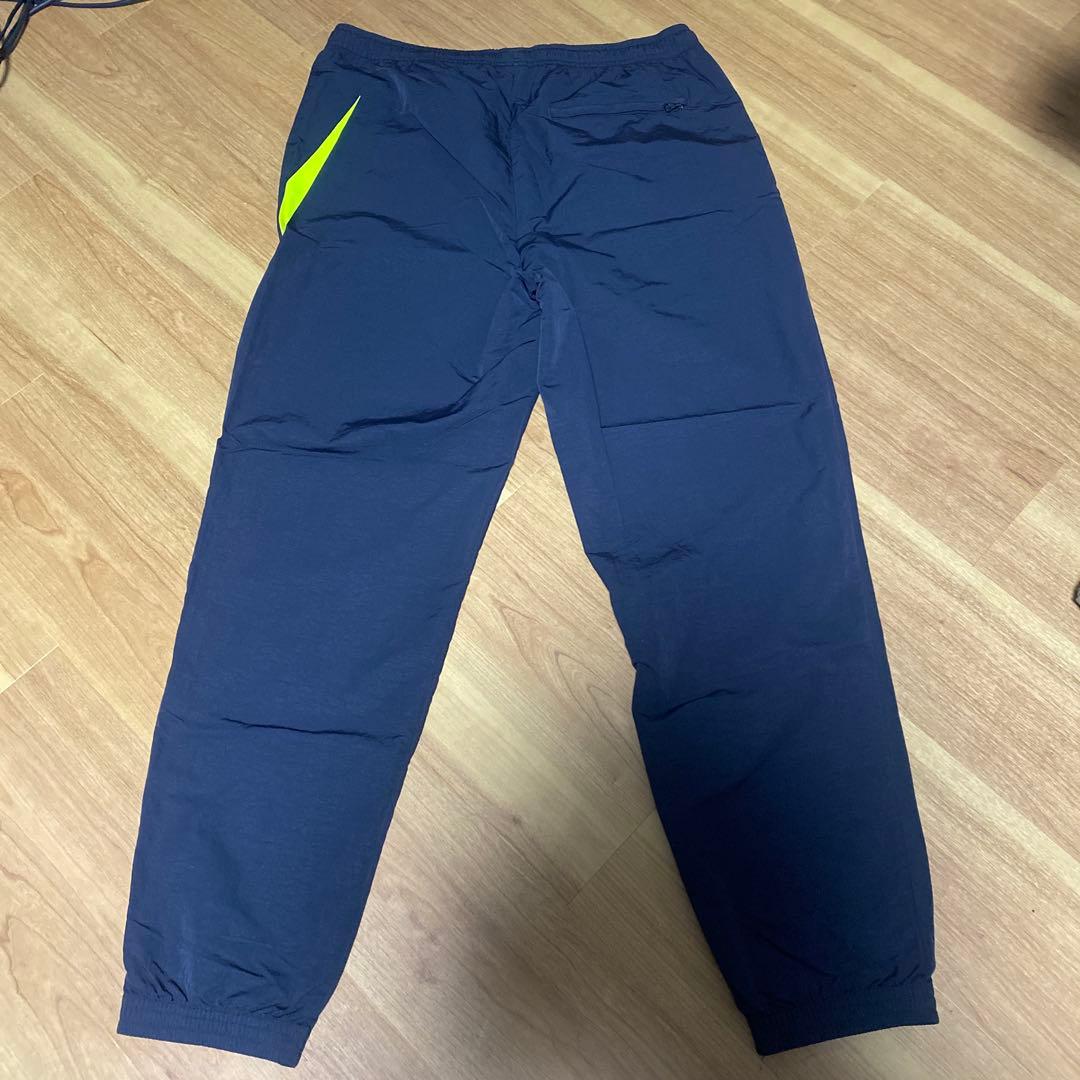 Nike 黒ライムグリーン　ナイロン生地　セットアップ　上2XL 下 XL 希少