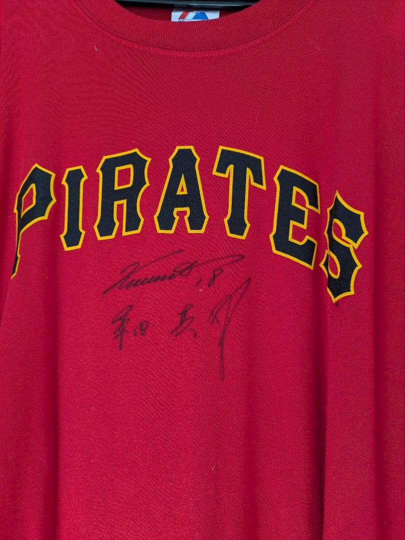 桑田真澄 サイン入り パイレーツ Tシャツ　MLB