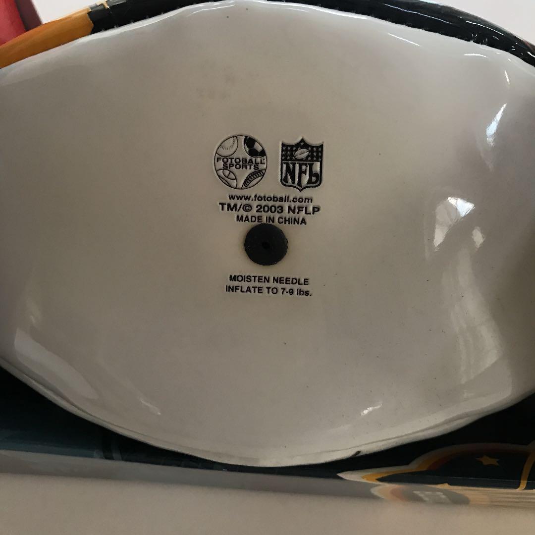 アメフトの記念ボール　サイン入り