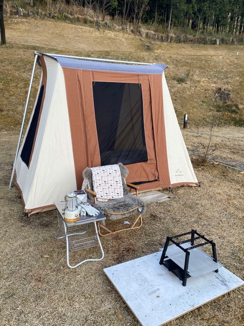 ホワイトダックプロタ4 スプリングバー式テント