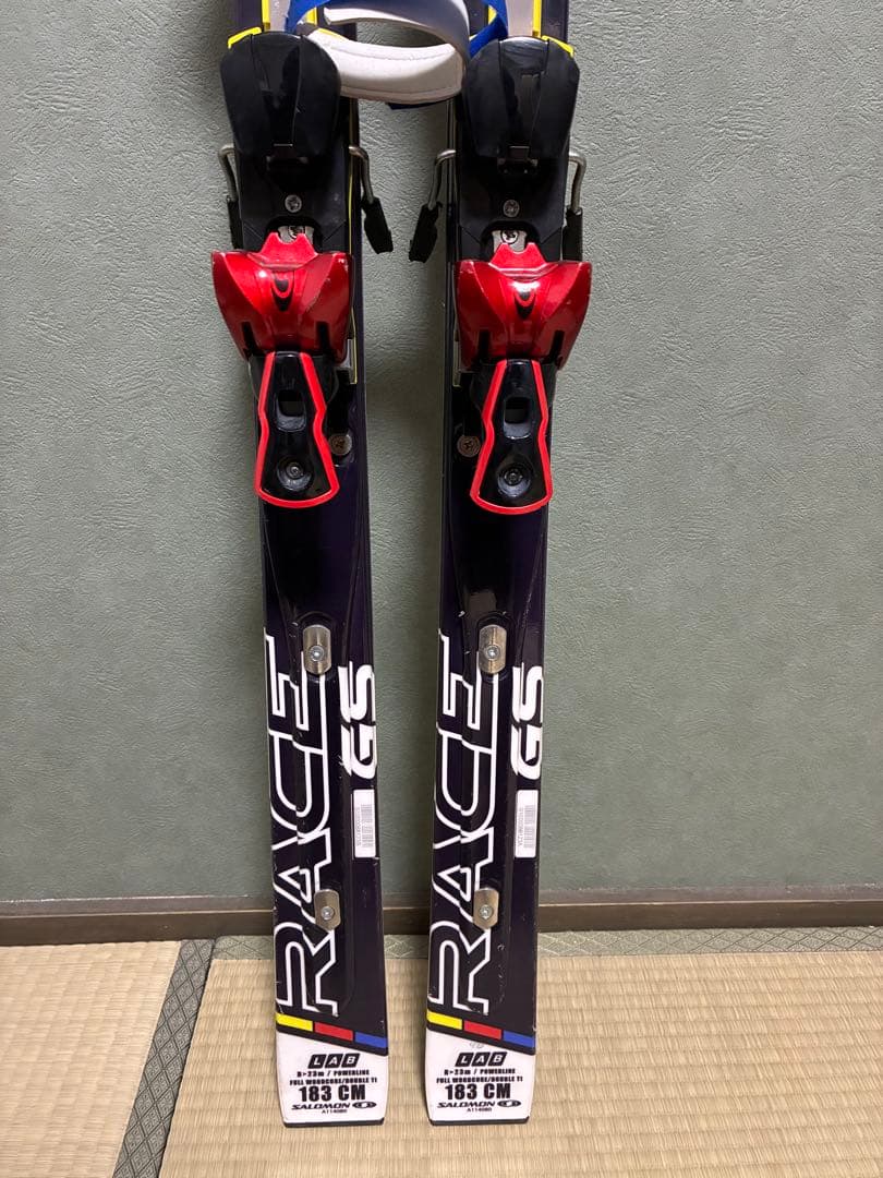 SALOMON スキー板 2V RACE GS LAB 183cm ビンディング