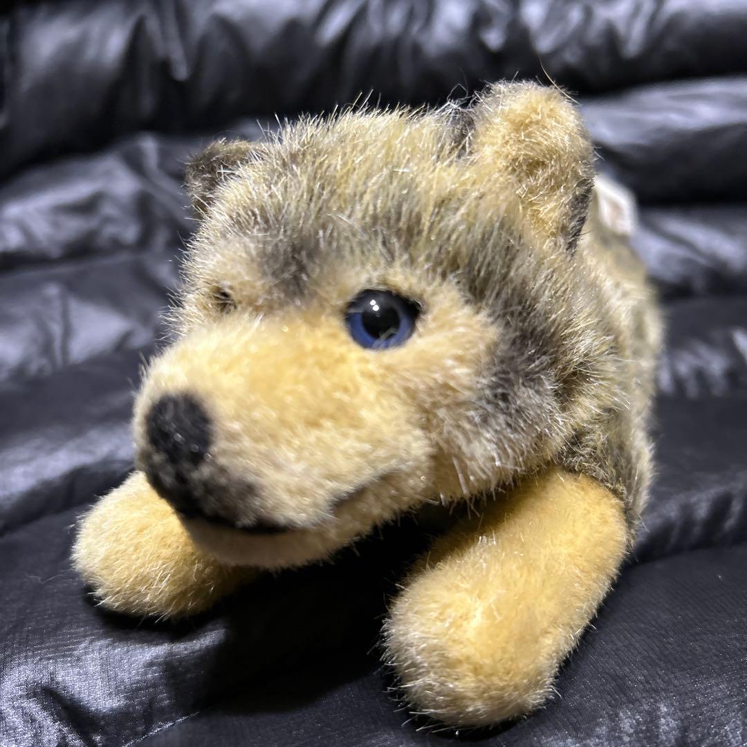 KOSEN ぬいぐるみ　オオカミの子　伏せ❣️