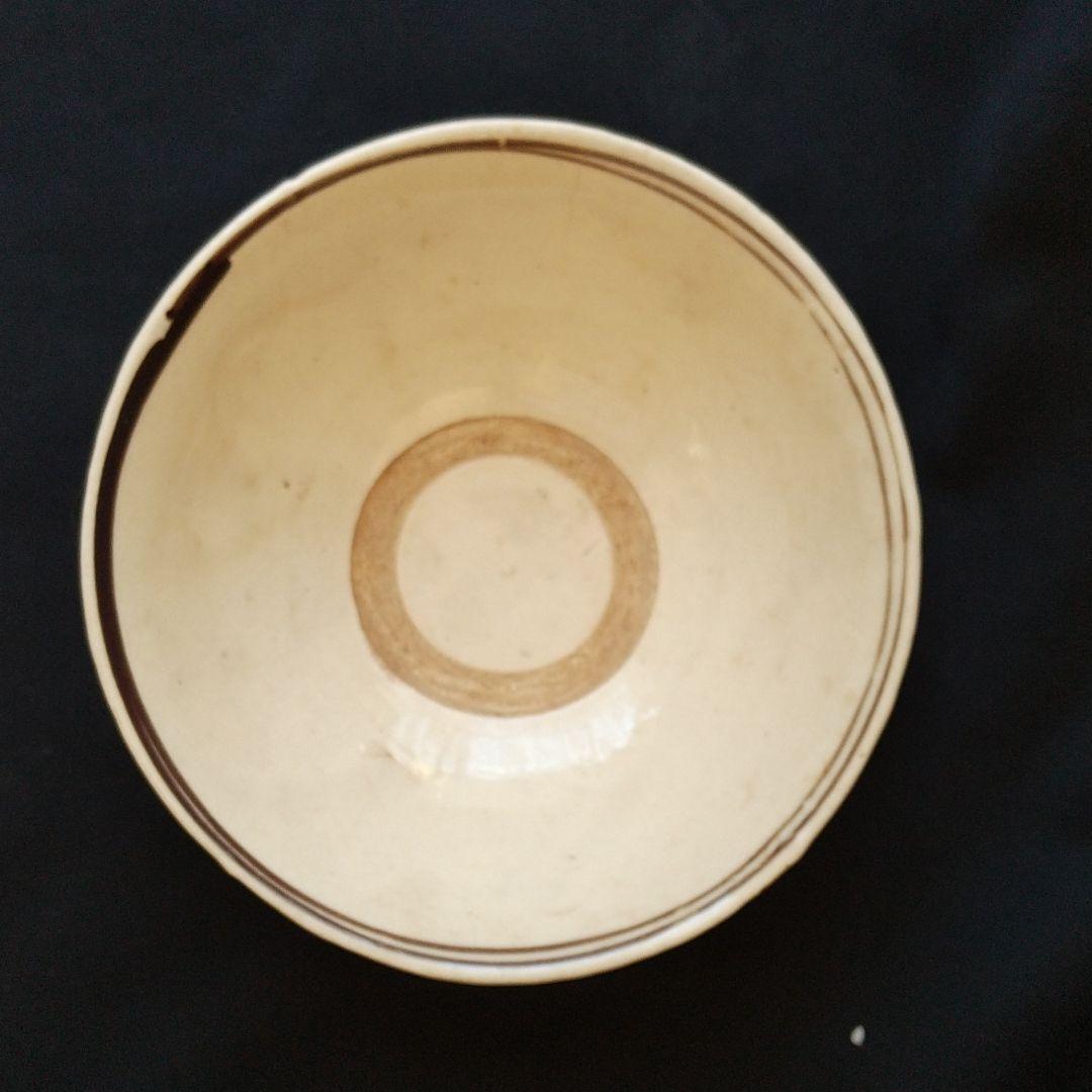 中国  磁州窯  茶碗  絵高麗 古箱 箱書きあり 貴重  骨董  茶道具