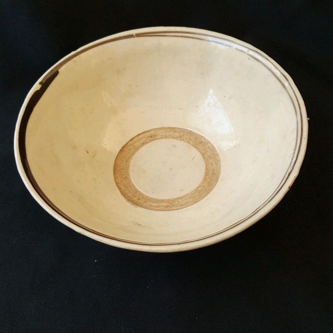 中国  磁州窯  茶碗  絵高麗 古箱 箱書きあり 貴重  骨董  茶道具