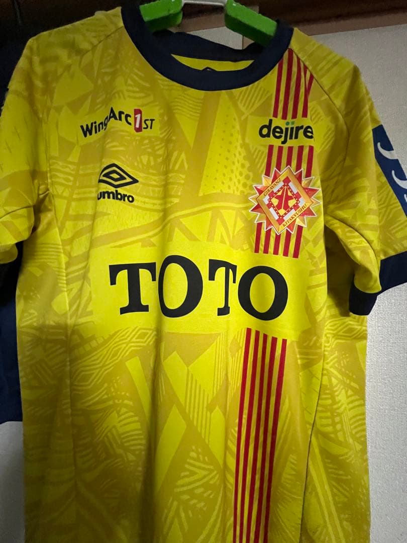 ギラヴァンツ北九州 坂本翔選手2024試合用ユニフォーム上下 サイズL