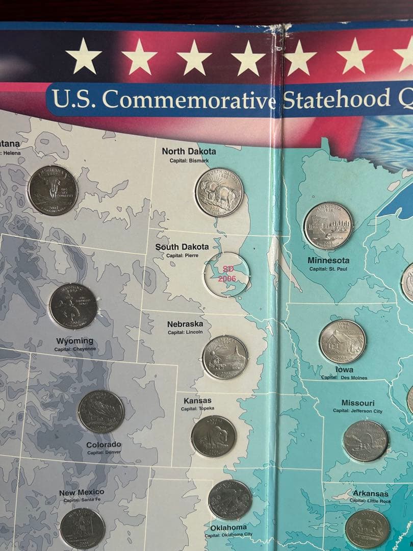 25セントクォーター50州記念アルバムコレクション