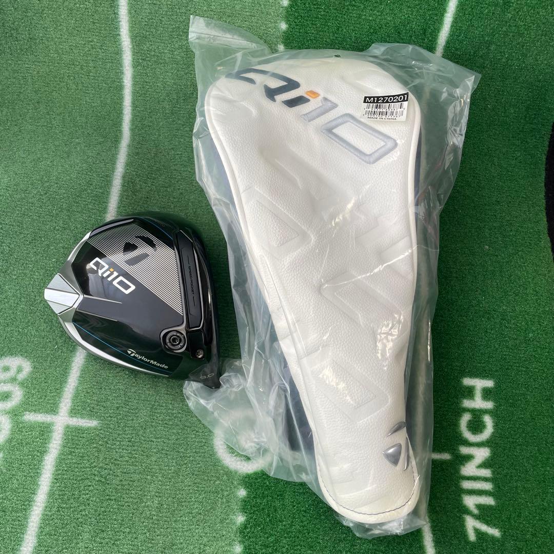 テーラーメイド Qi10 ドライバー　ヘッドのみ ヘッドカバー付き