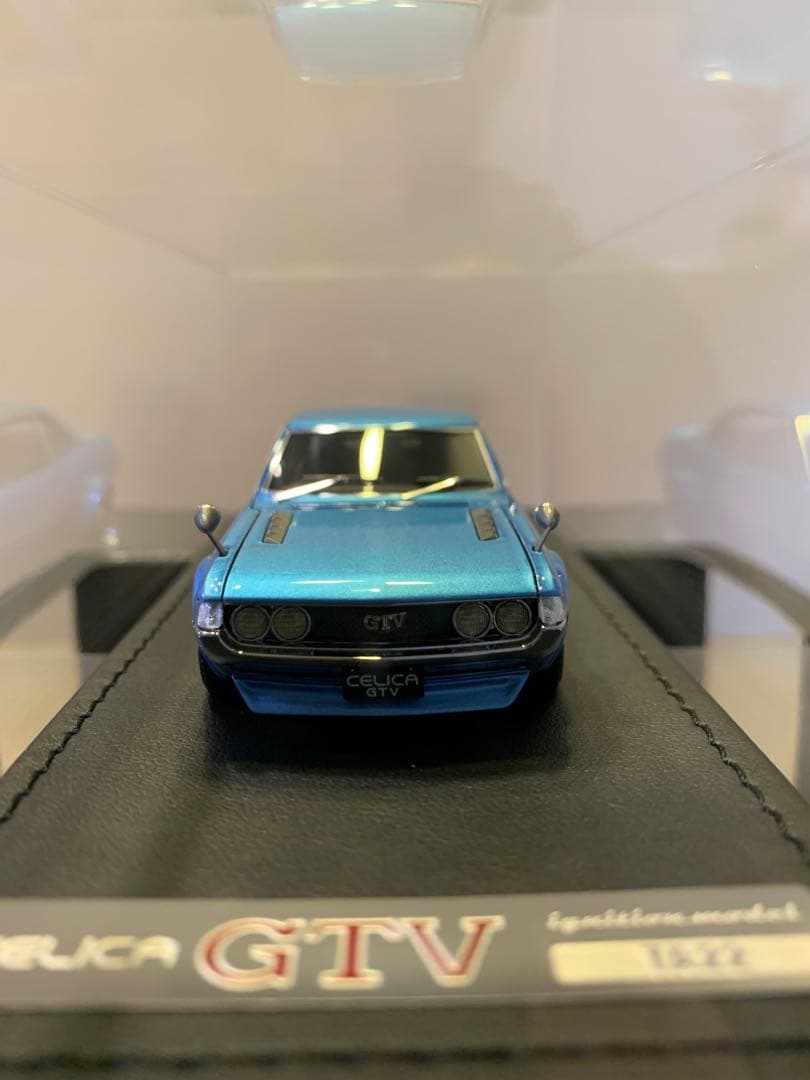 イグニッションモデル　1/43 セリカ 1600GTV TA22 ブルー