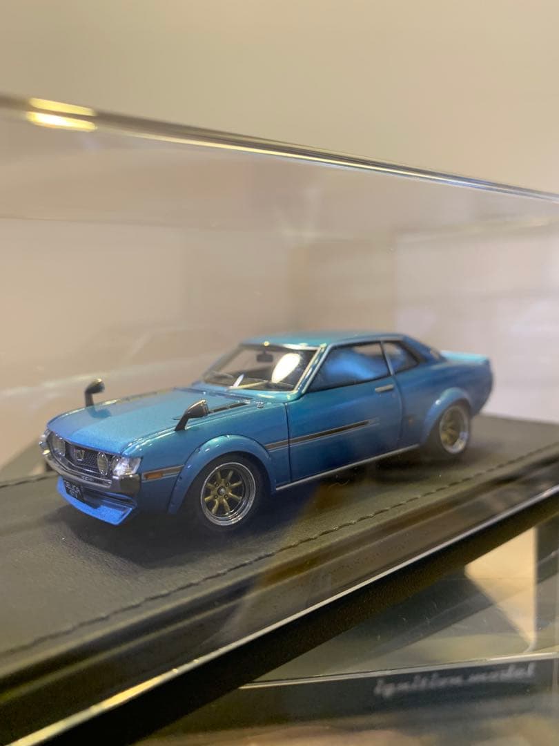イグニッションモデル　1/43 セリカ 1600GTV TA22 ブルー